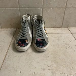 Golden goose slide high tops